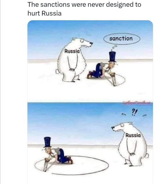 Cartoon Sanctions EU-Russia